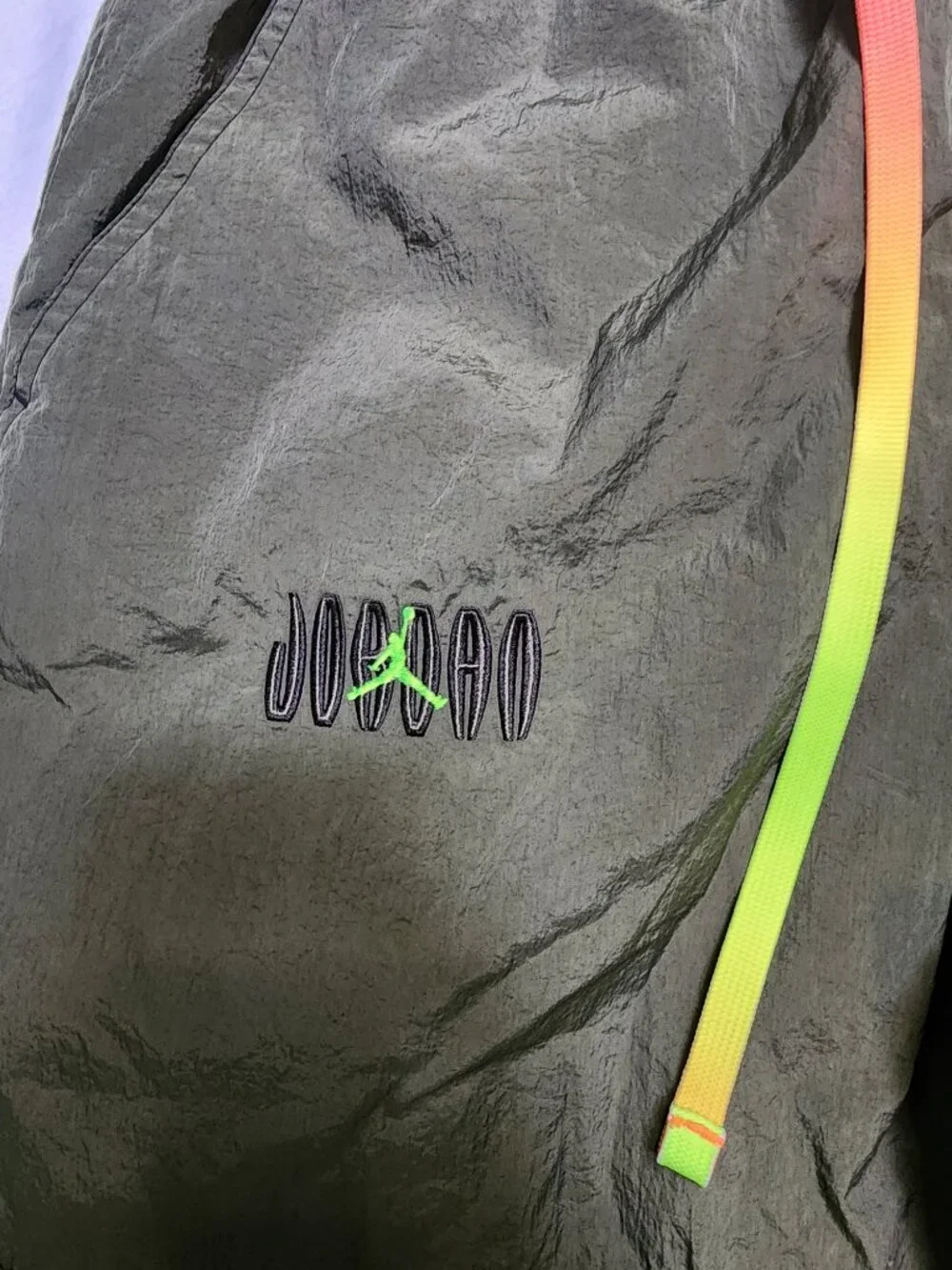 Jordan Flight MVP Statement Woven Pants Men’s Small Olive Green